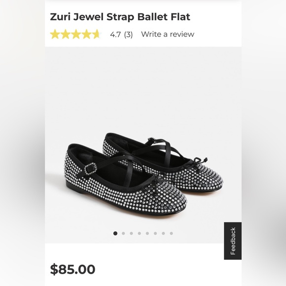 Circus by Sam Edelman Shoes - NIB Circus NY by Sam Edelman Ziri Jewel Black Studded Ballet Flats